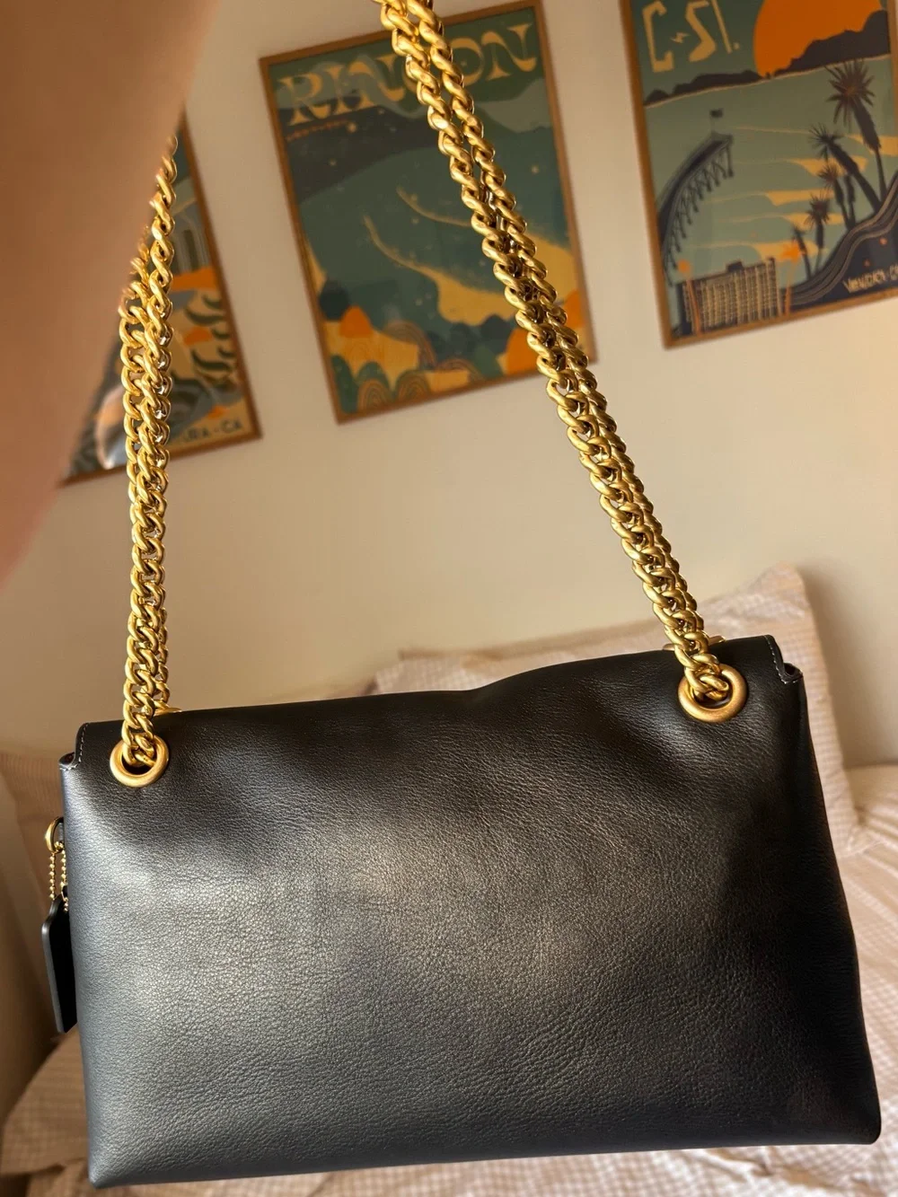 Coach Chelsea Shoulder Bag 30 With Chain